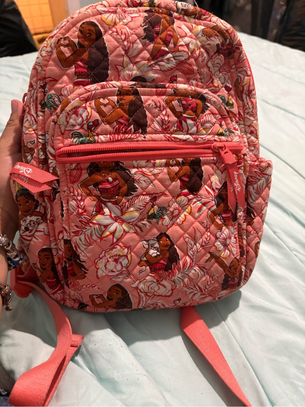Vera Bradley X Disney Moana Print Quilted Backpack